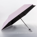 Parapluie de voyage compact rose ultra petite poche